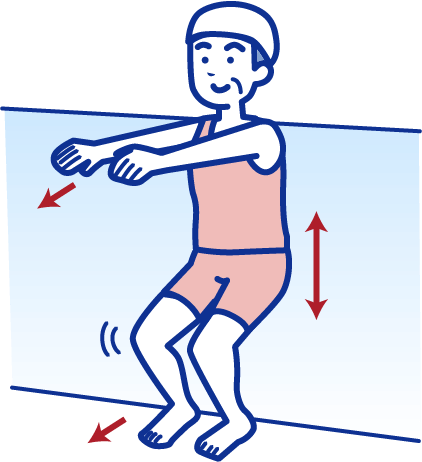 水中ストレッチ