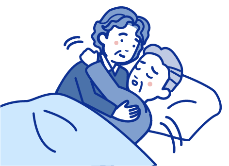 起立や歩行を含めて介助が必要となる